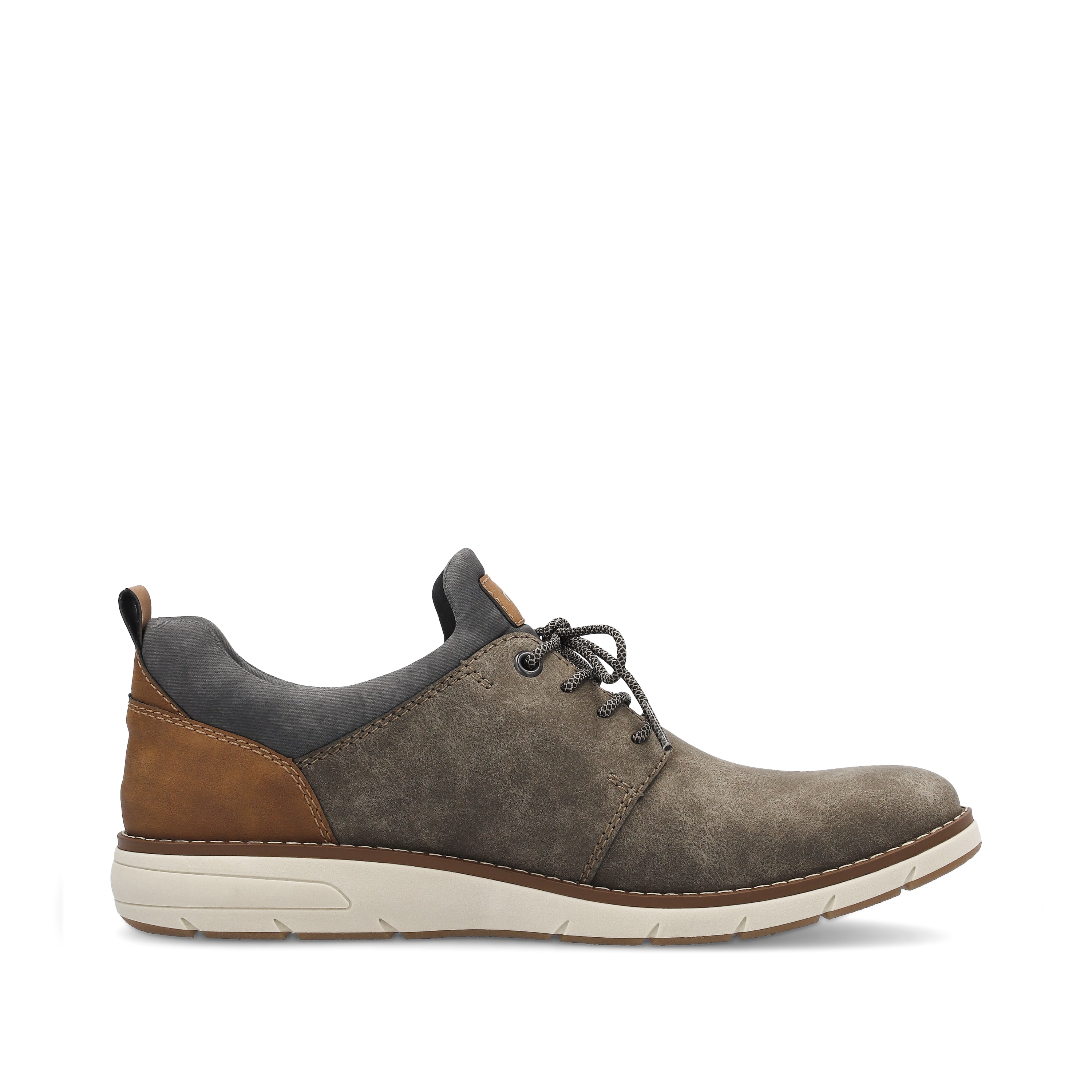 Rieker Herren Slipper braungrau