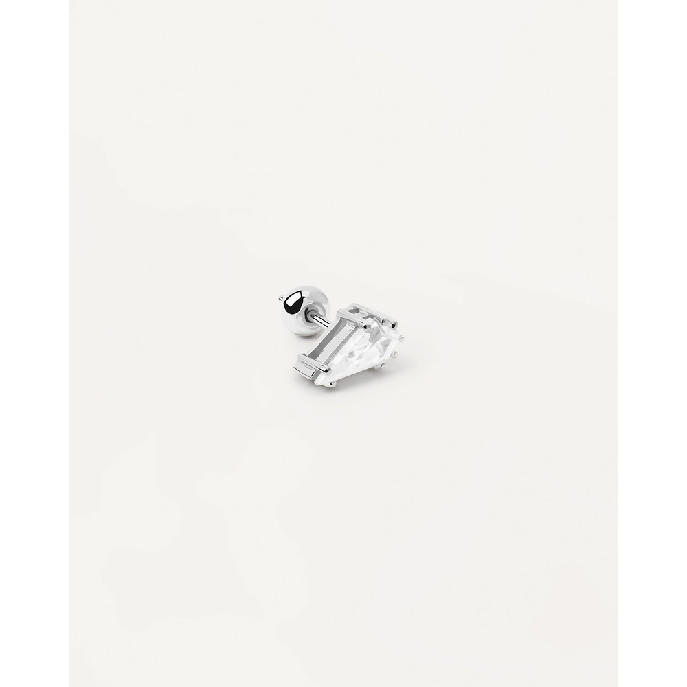P D Paola Boucle d'oreille unique 925 Argent Boucles d'oreilles