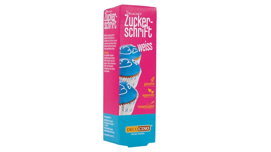 DEKOBACK Zuckerschrift weiß 18 g