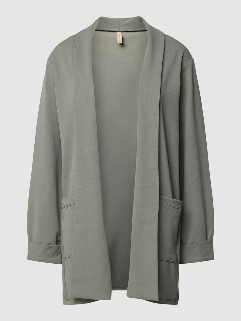 Blazer mit Schalkragen Modell 'Siham' in schilf
