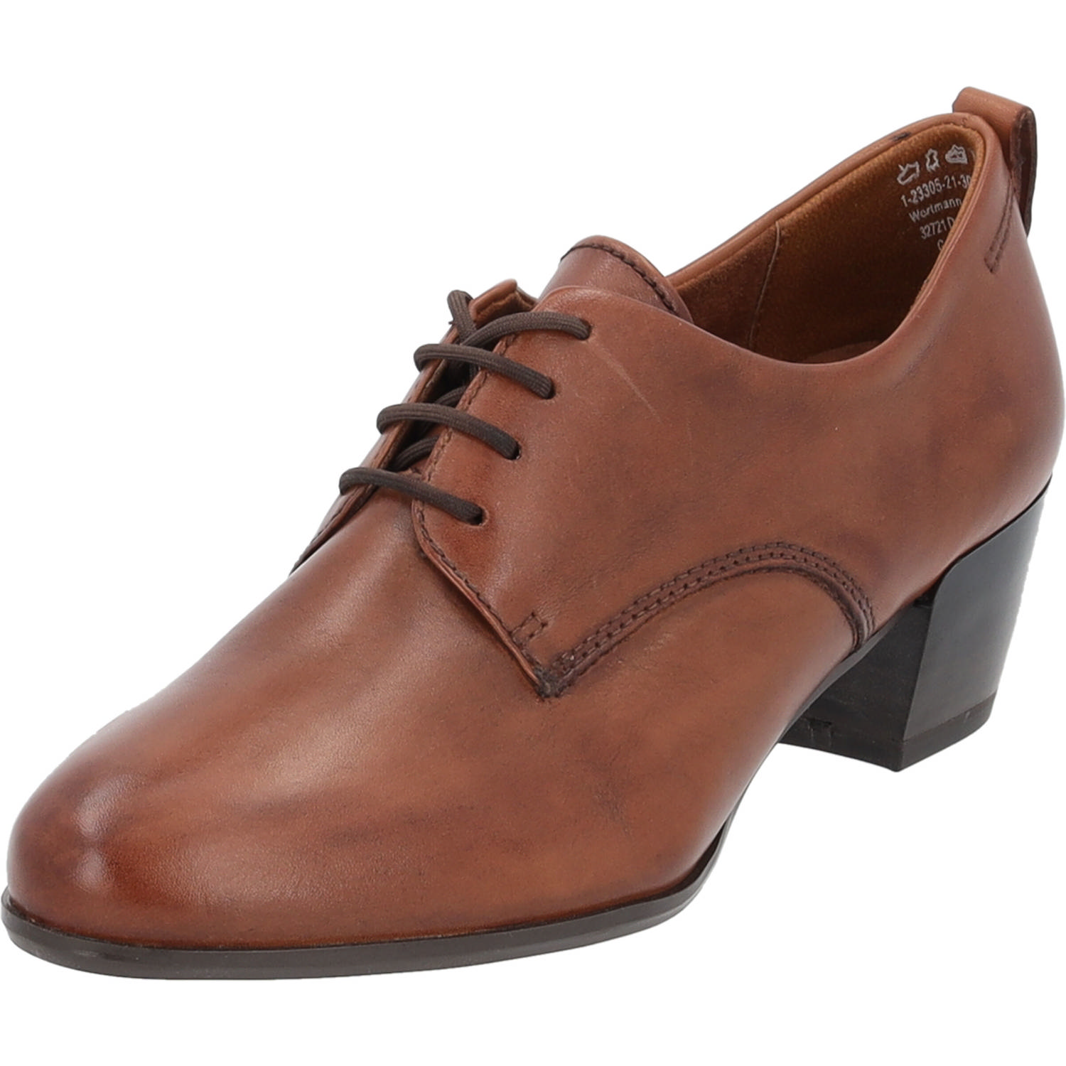 Tamaris 23305, Schnürschuhe, Damen, Cognac