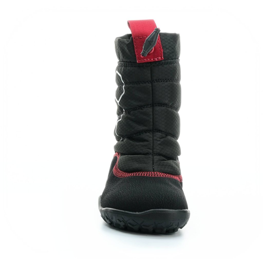 Vivobarefoot Lumi Obsidian/Black Textile schwarze Barfuß-Schneestiefel