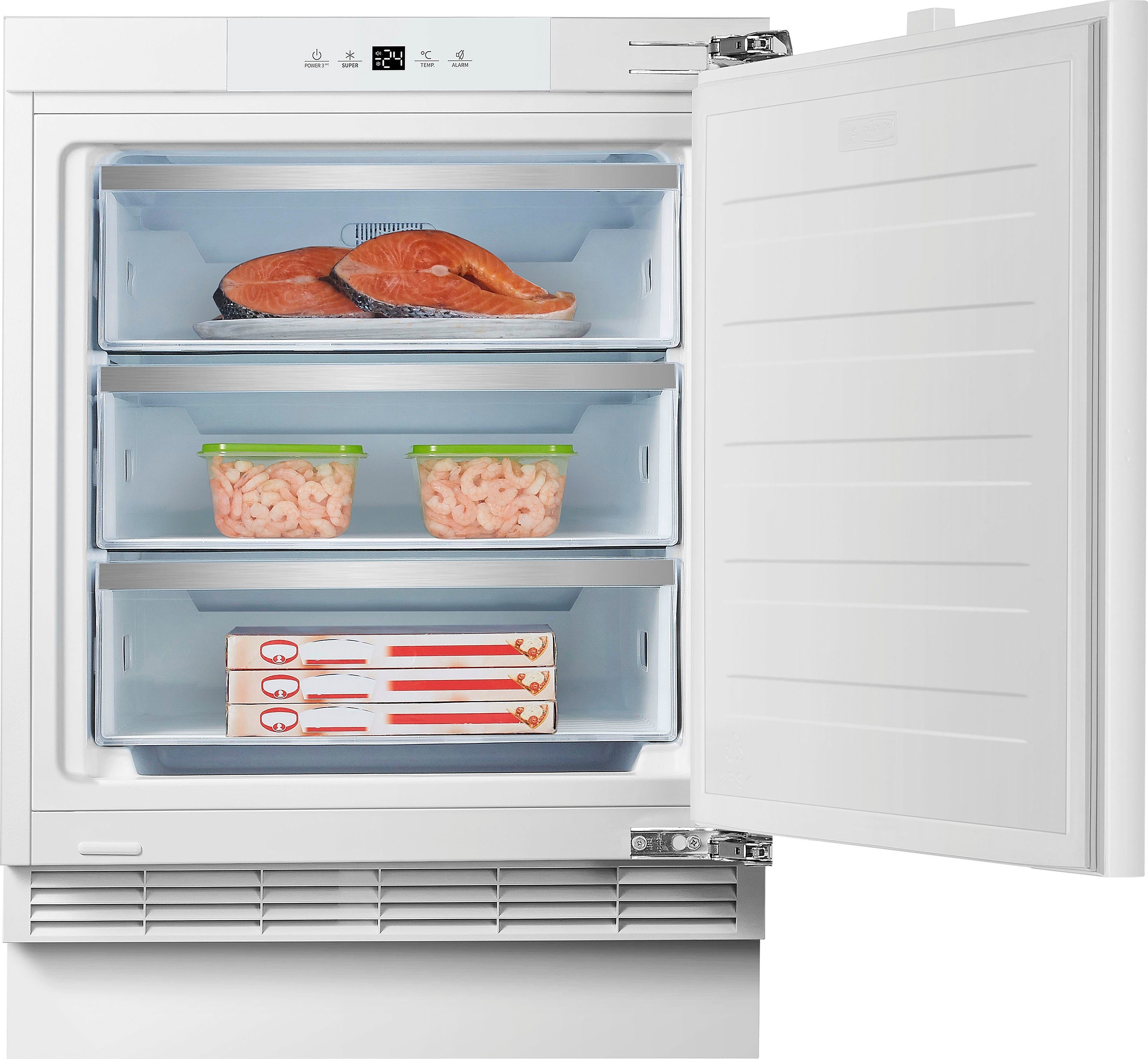 Hanseatic Einbaugefrierschrank HEGS8260D, 81,8 cm hoch, 59,5 cm breit