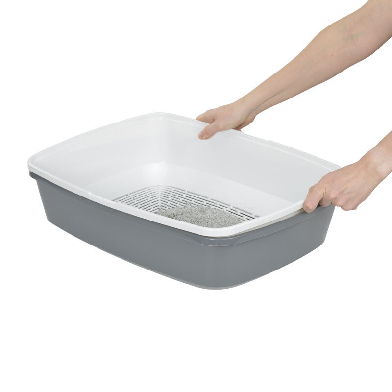 AniOne Katzentoiletten AniOne geschlossene Sieb-Toilette Clean Cat M