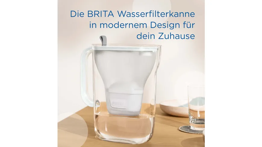 BRITA Wasserfilter Style hellgrau inkl. MX PRO