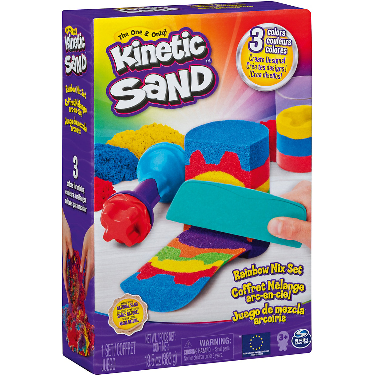 Kinetic Sand Regenbogen Mix Set