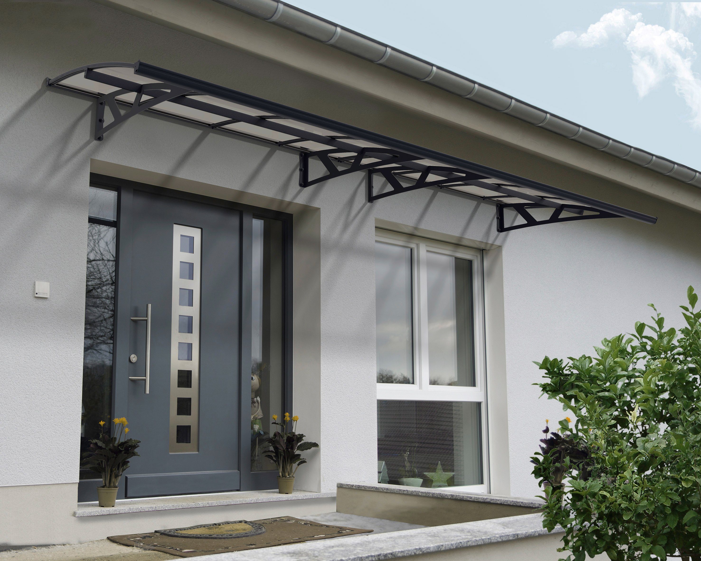 Palram - Canopia Vordach Amsterdam 4460, BxT: 447x139 cm