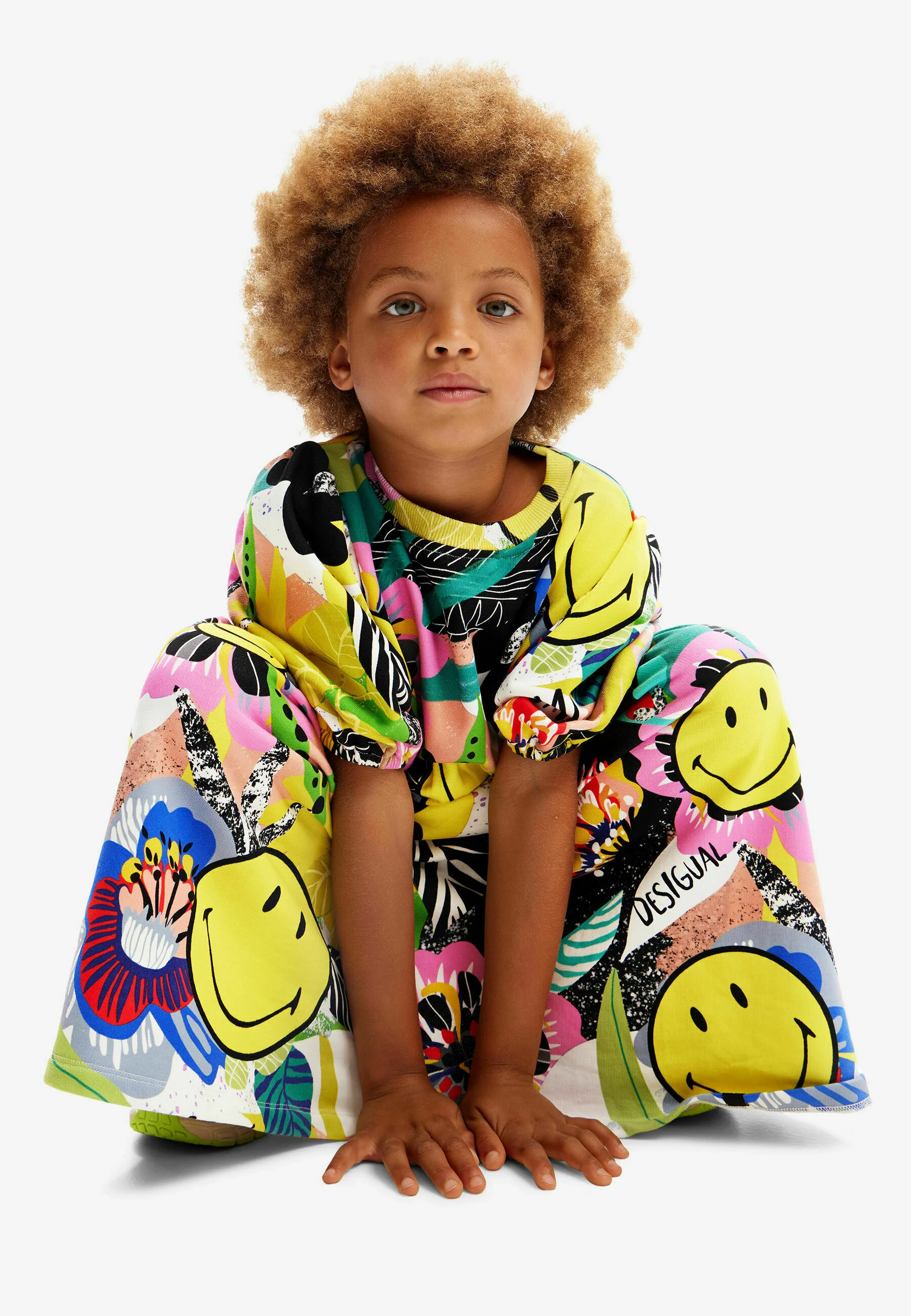 Desigual SMILEY - Vestido de punto