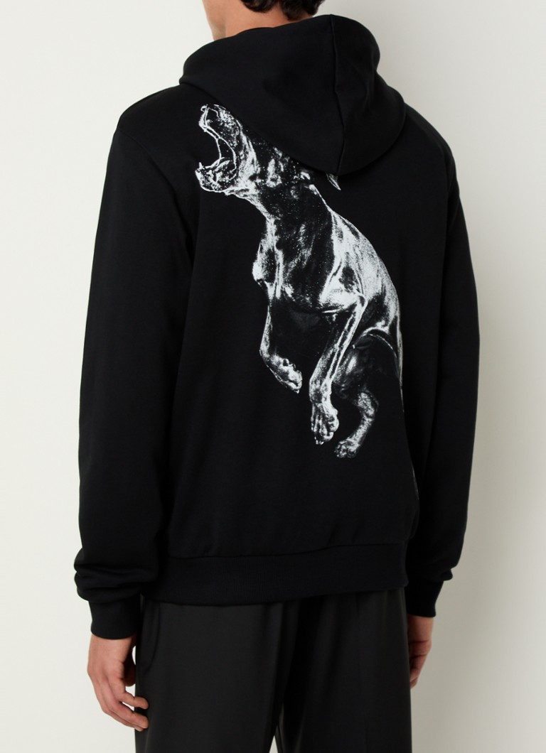 HUGO BOSS Dueleyo hoodie with logo and back print