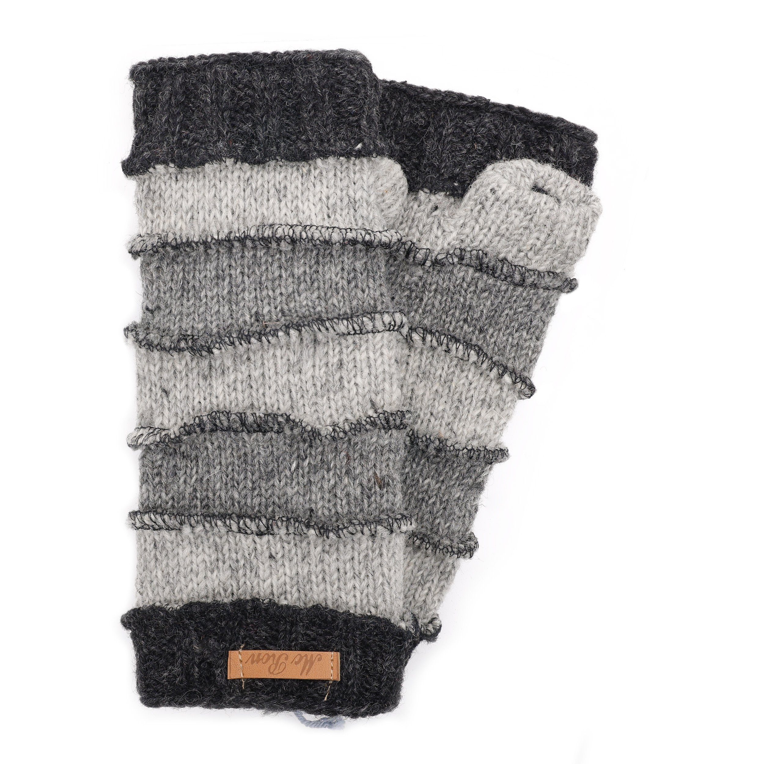 McRon Armstulpen Pulswärmer Modell Jill gefüttert mit Fleece, mit Daumen