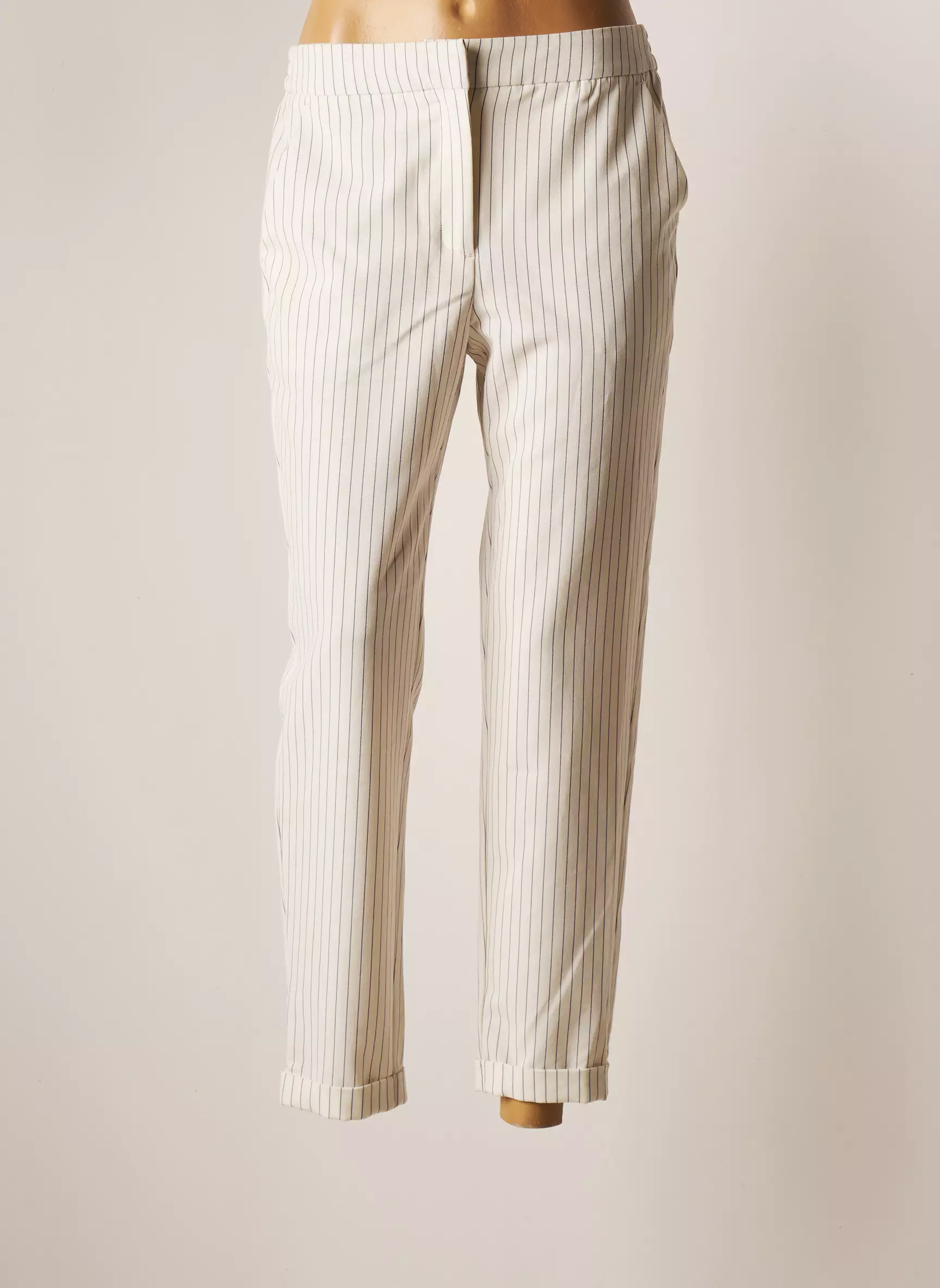 Vero Moda Pantalons Chino Femme couleur blanc