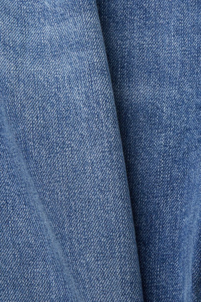 Mom-Jeans mit hohem Bund, Baumwollmix