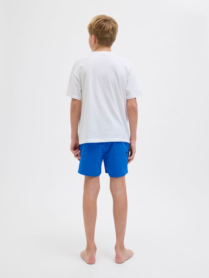JACK & JONES Junior Badeshorts  JPSTMAUI JJSWIM DOUBLE LOGO JNR in turkish sea günstig kaufen