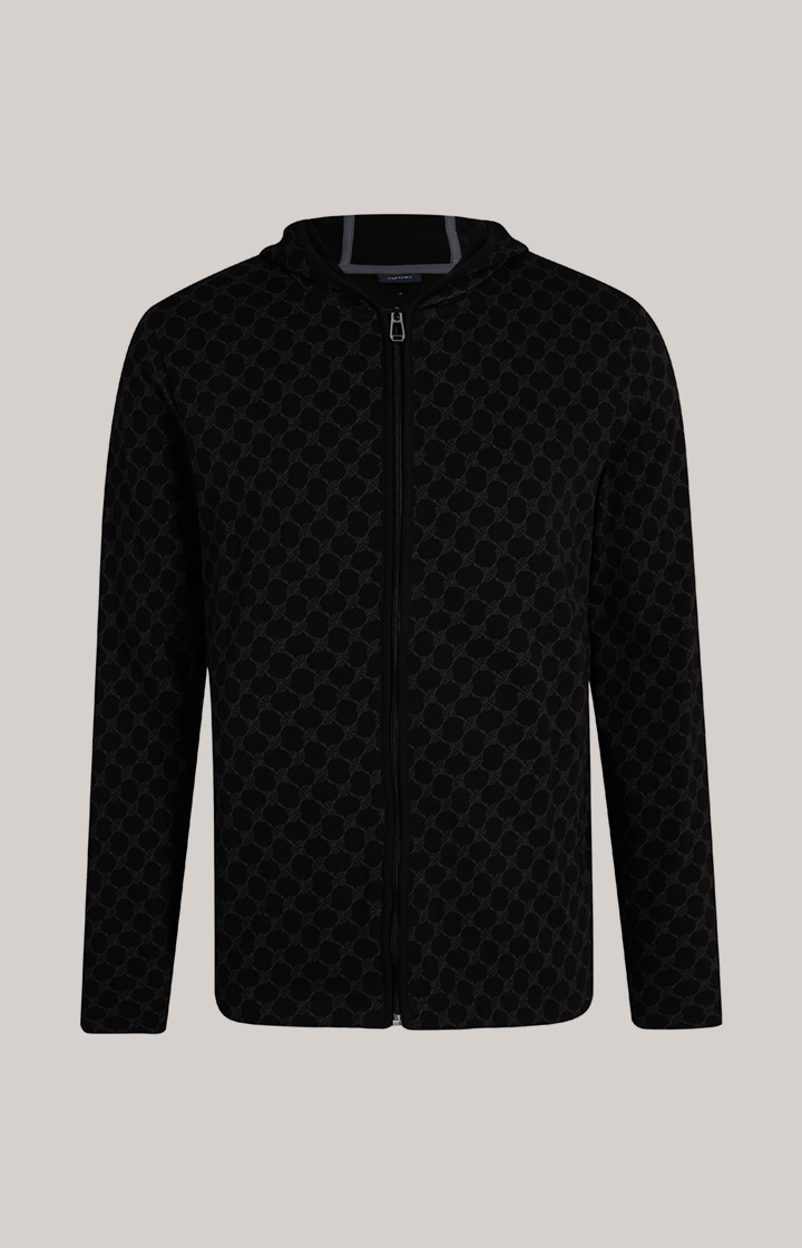 Loungewear Sweatjacke in Schwarz