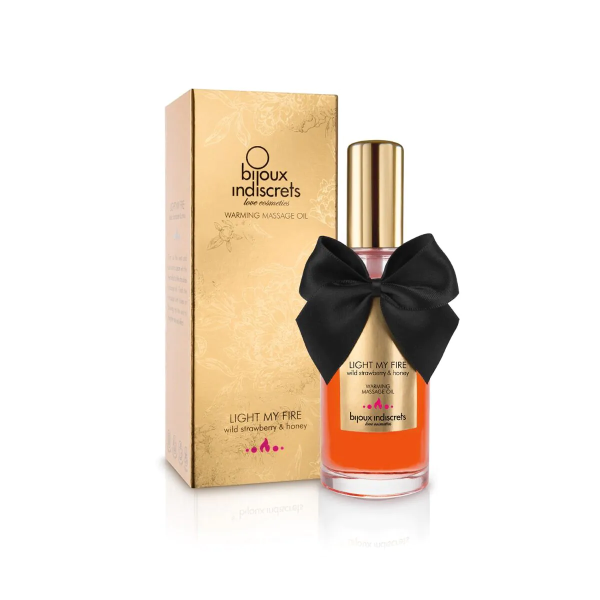Bijoux Indiscrets Light My Fire Θερμαντικό λάδι με άρωμα άγριας φράουλας