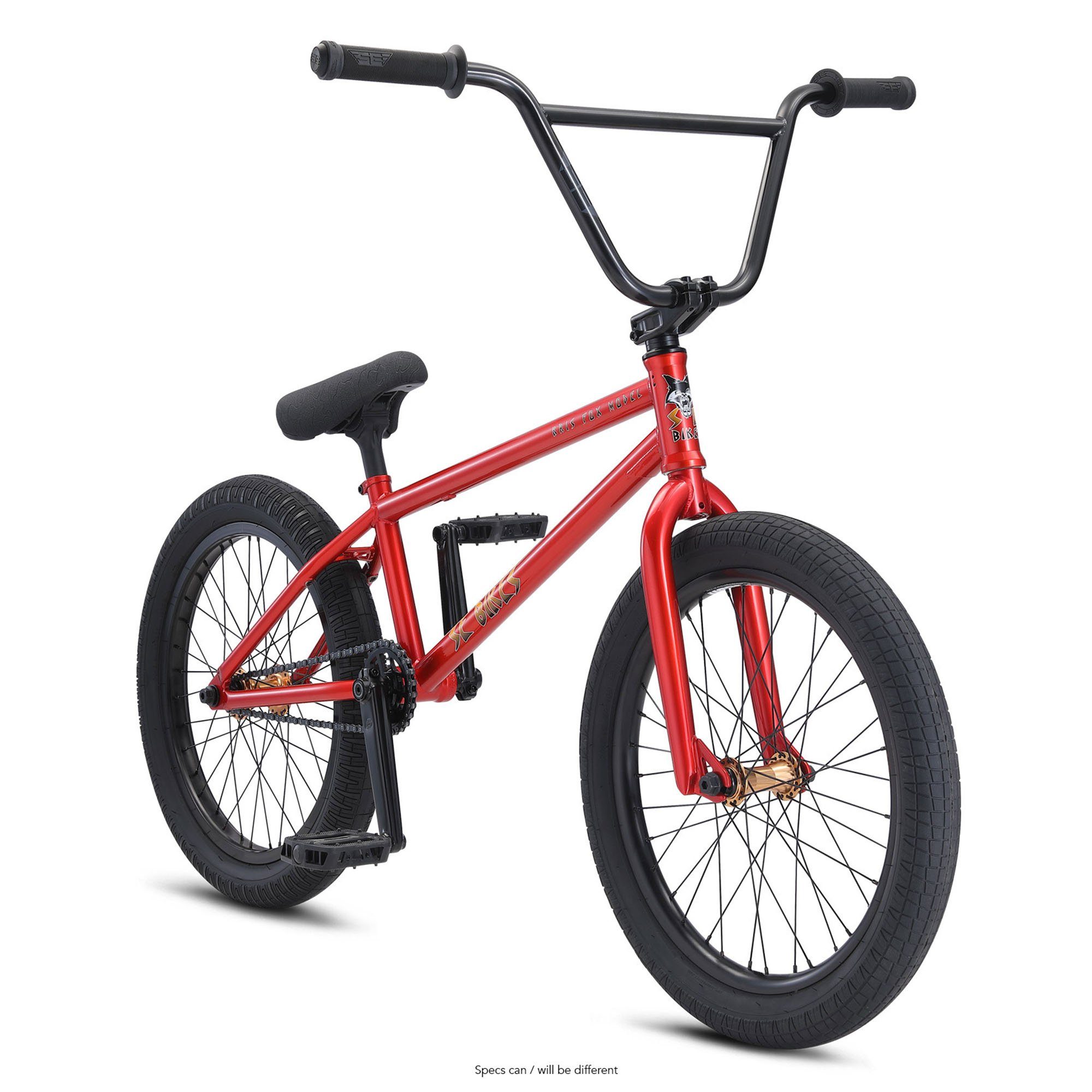 SE Bikes BMX-Rad Gaudium, 1 Gang, ohne Schaltung, BMX Fahrrad 20 Zoll ab 160 cm Bike für Jugendliche und Erwachsene
