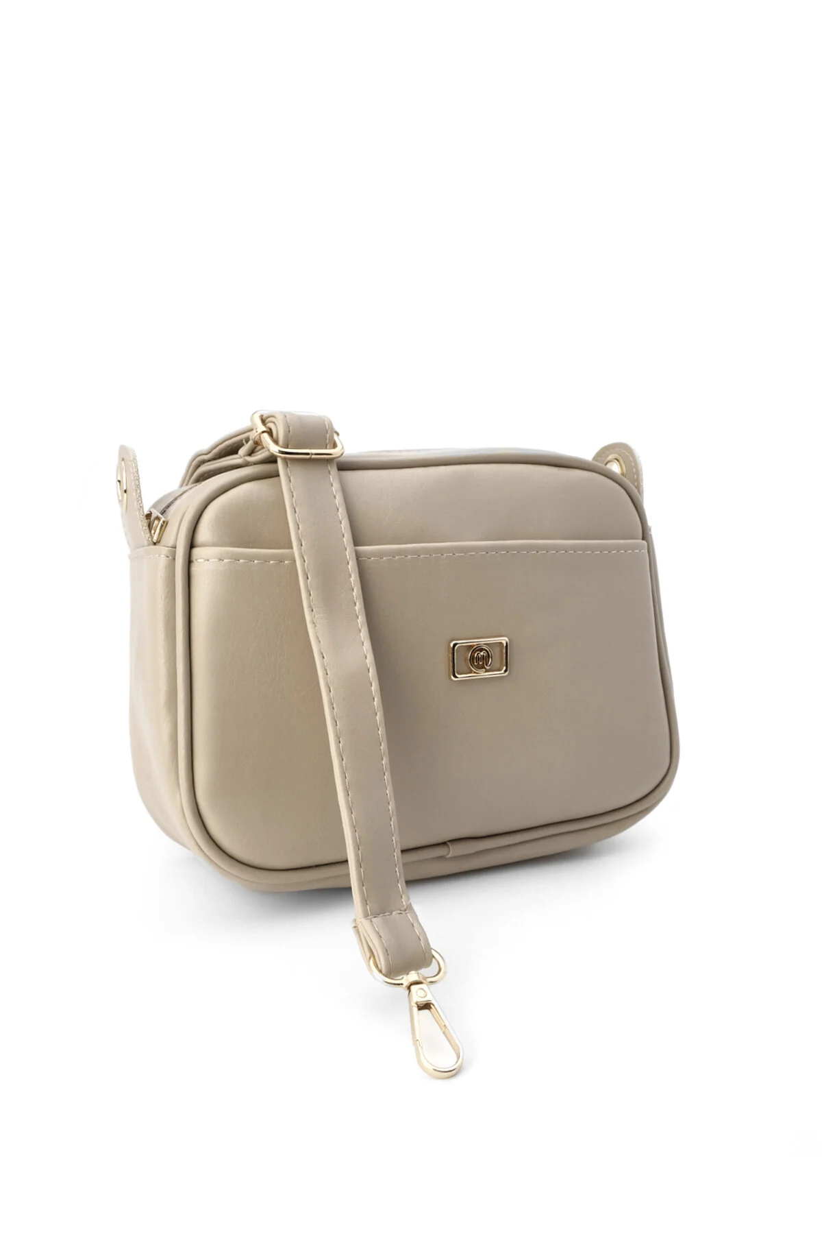 Marjin  Damen-Schultertasche mit verstellbarem Riemen Fosa Beige