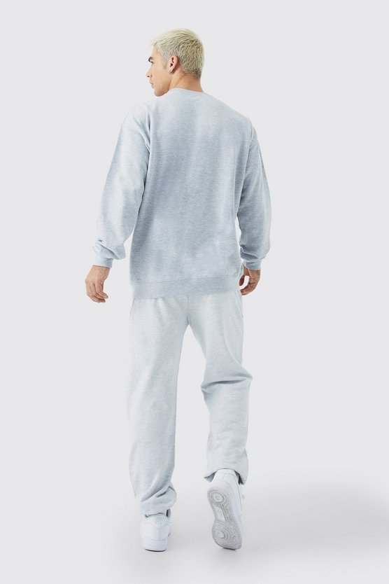Lockere Jogginghose mit Kreuz-Print