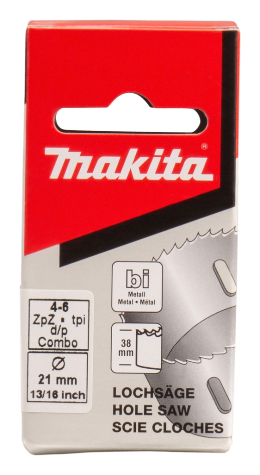 Makita pribor P-52489 Pila za rupe 21 mm HSS Bimetal Bijela