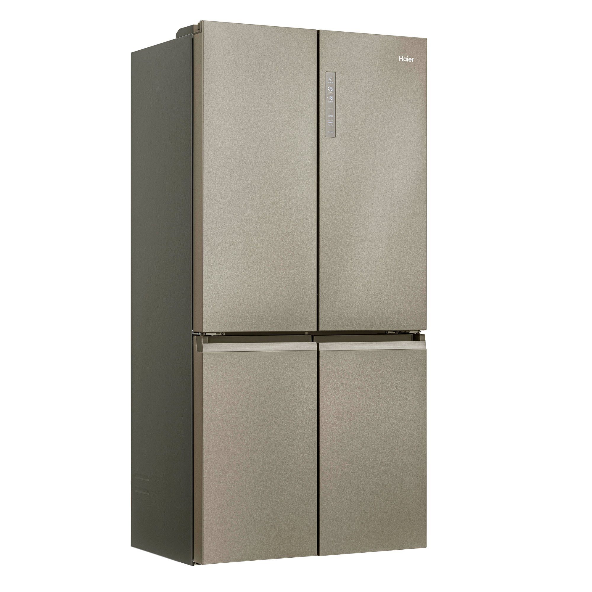 Haier Kühlschrank Edelstahl Look HCR5919FOPG, 190 cm hoch, 90,5 cm breit, MyZone HumidityZone