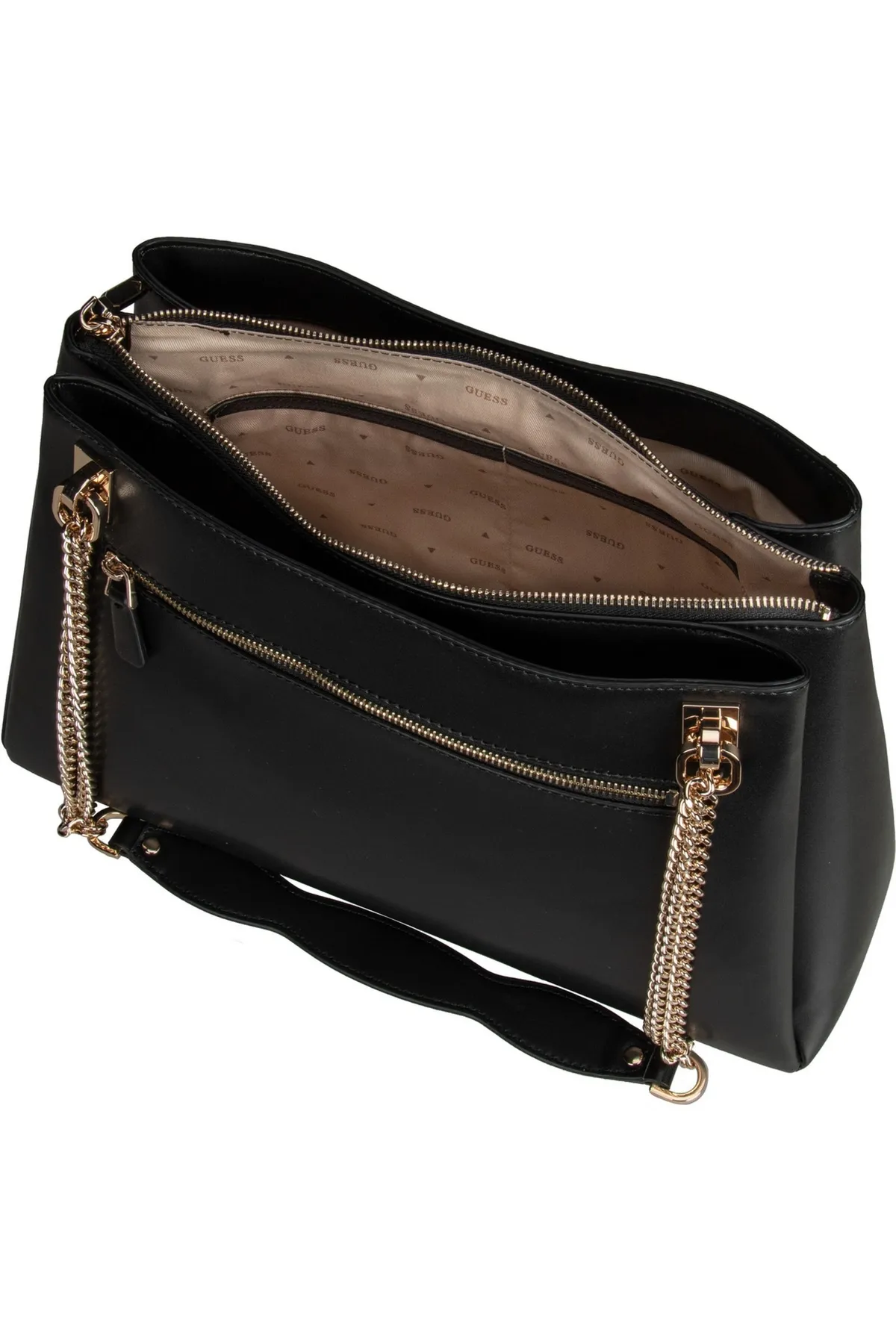 Guess  Handtasche - Schwarz - Unifarben