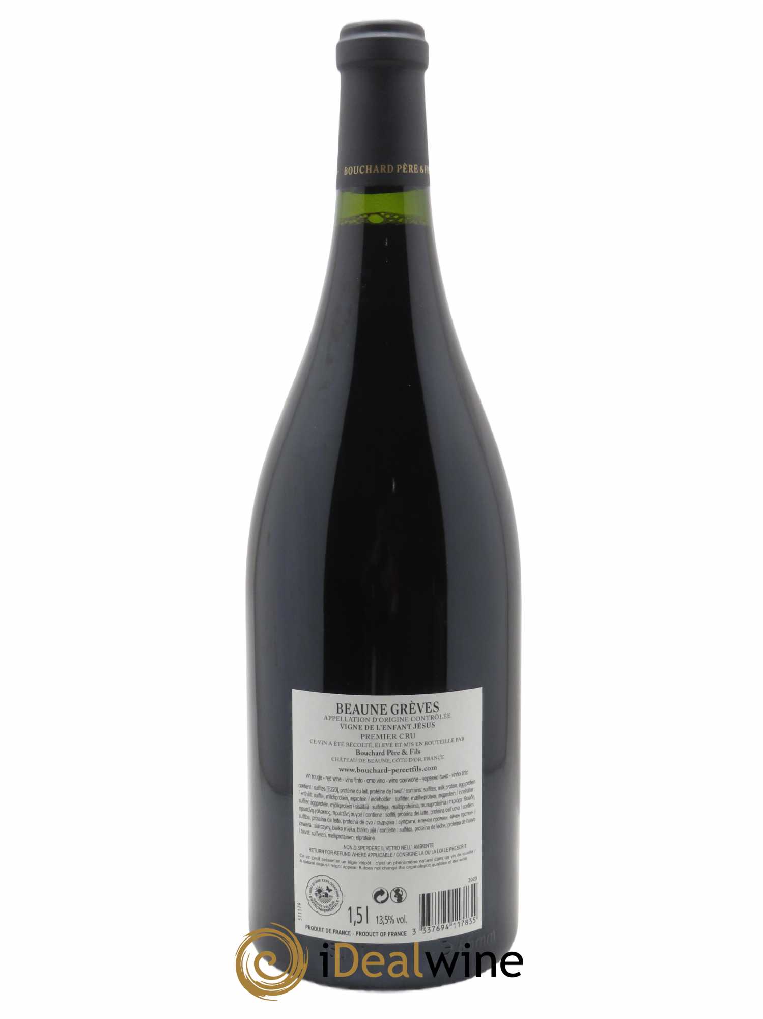 Beaune 1er cru Grèves - Vigne de l'Enfant Jésus Bouchard Père & Fils  2020 - Lot de 1 Magnum