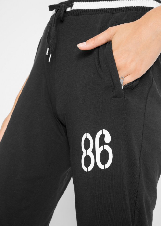 Sweathose mit verschließbaren Taschen