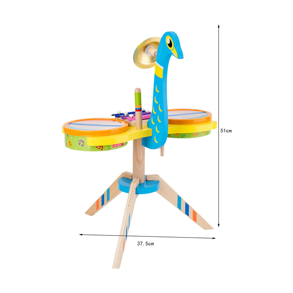 Schlagzeug Multifunktionales Musikspielzeug für Kinder Rhythmusinstrumente