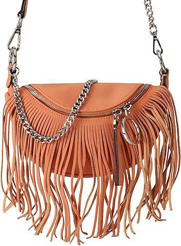 Seidenfelt Fringes Skien Schultertasche 22 cm
