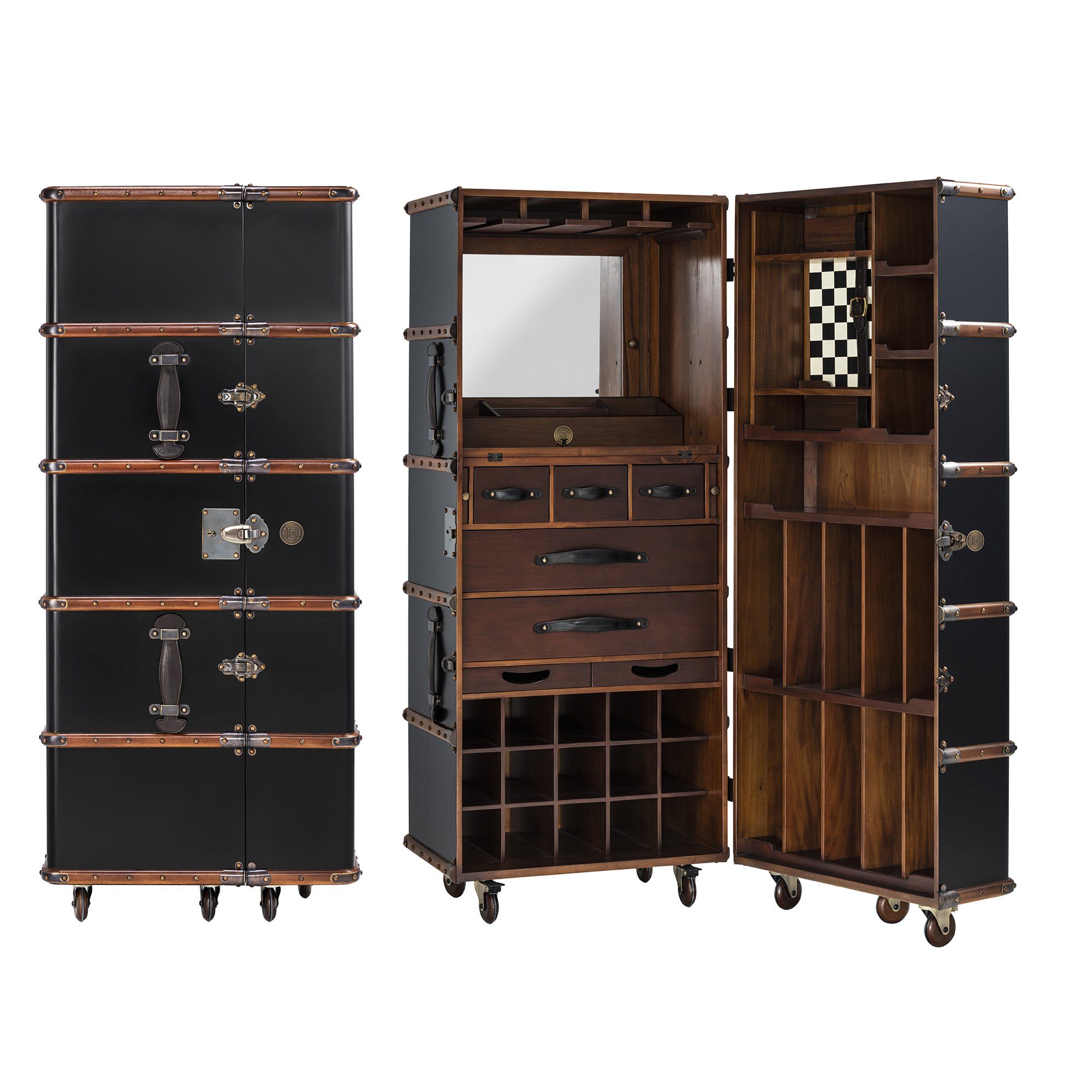 AUTHENTIC MODELS Weinregal Stateroom Bar