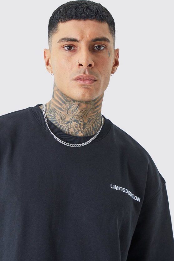 Tall kastiges Oversize Sweatshirt