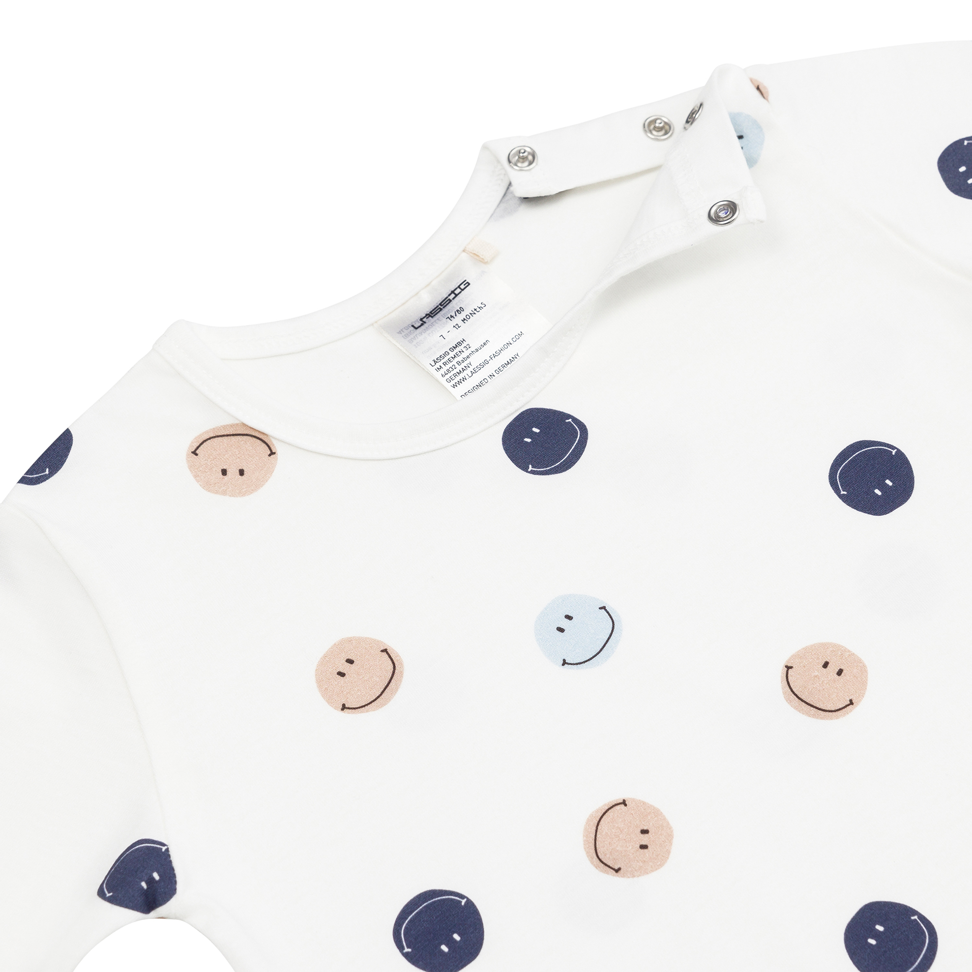 Kinder Pyjama lang - Bio Baumwolle, Smile Milky