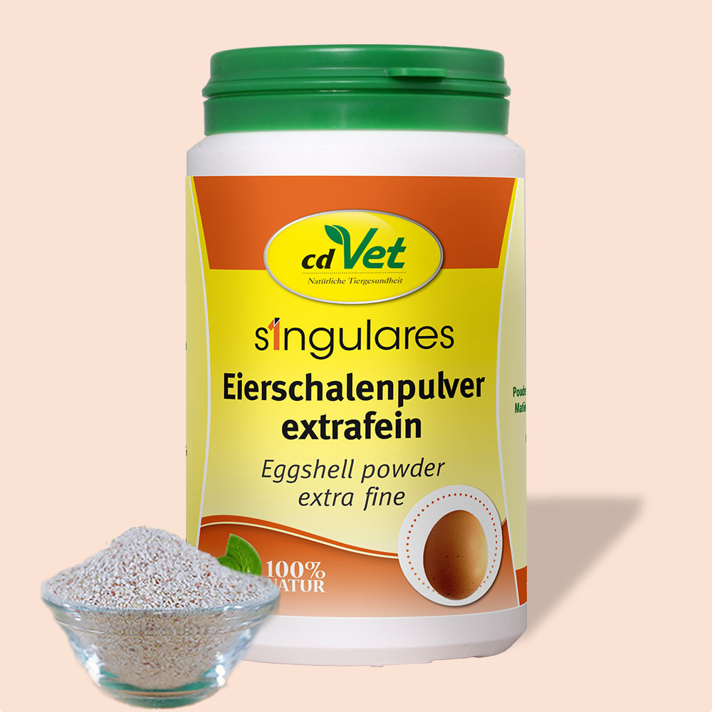 Singulares Ergänzungsfutter & Aufzucht Singulares Eierschalenpulver extrafein