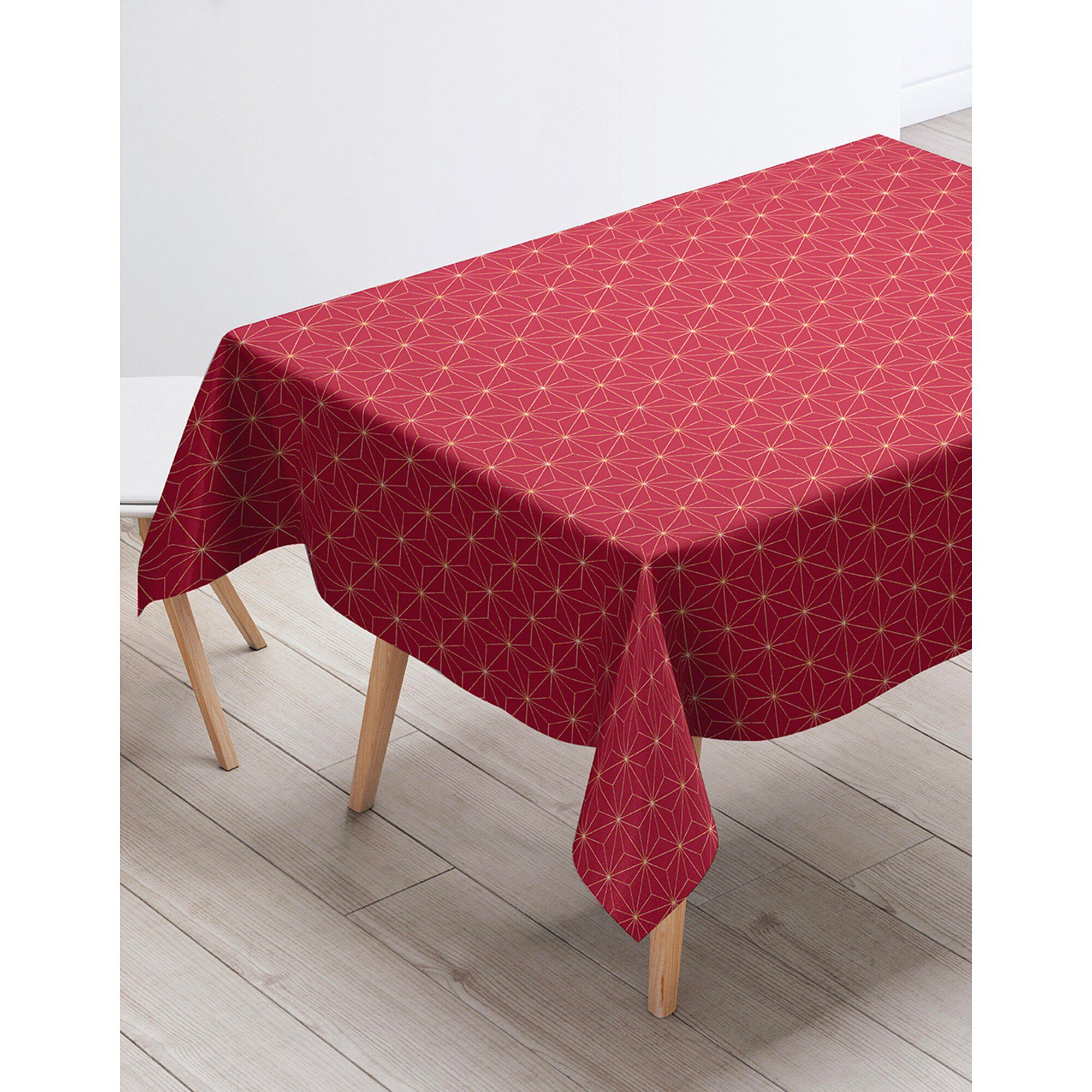 Nappe motifs géométriques métallisés