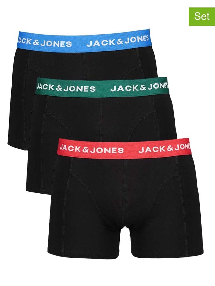 Jack & Jones 3er-Set: Boxershorts in Schwarz günstig kaufen