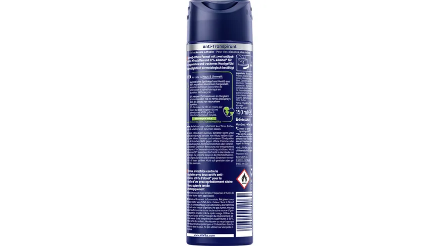 NIVEA MEN Deo Spray Dry Impact Anti -Transpirant 150 ml