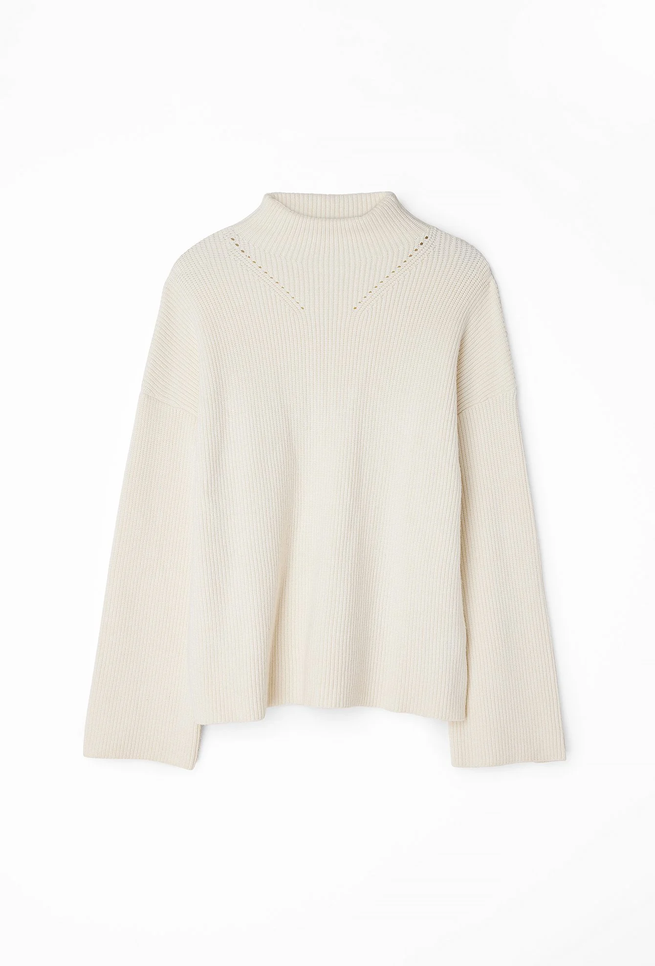 Rollkragenpullover gestrickt