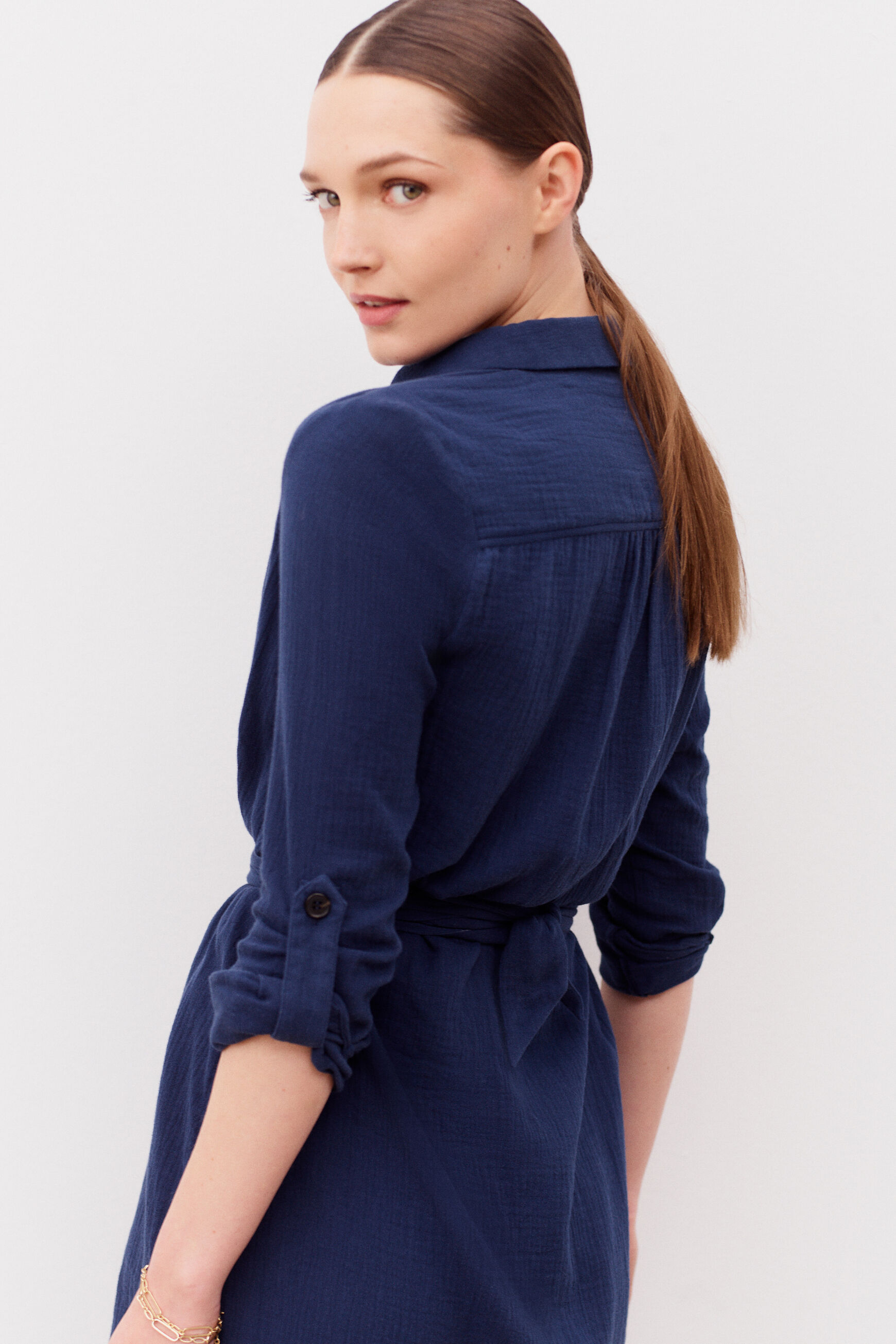 robe betina bleu femme