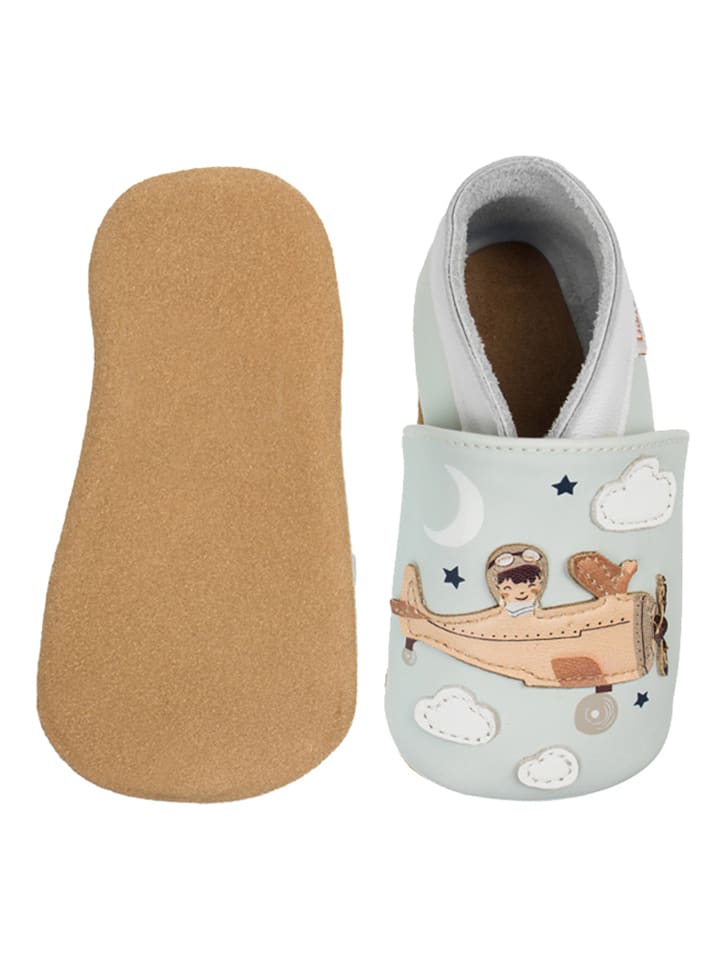 Lait et Miel Leder-Krabbelschuhe 