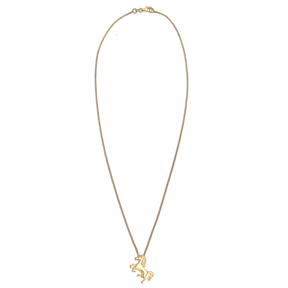 Elli Elli Collier Femme Pendentif Licorne Magique - (925/1000) Argent Bijoux