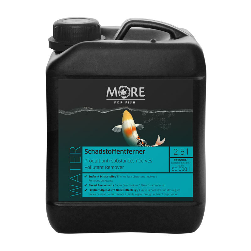MORE Fischpflege MORE FOR FISH Schadstoffentferner 2,5 l