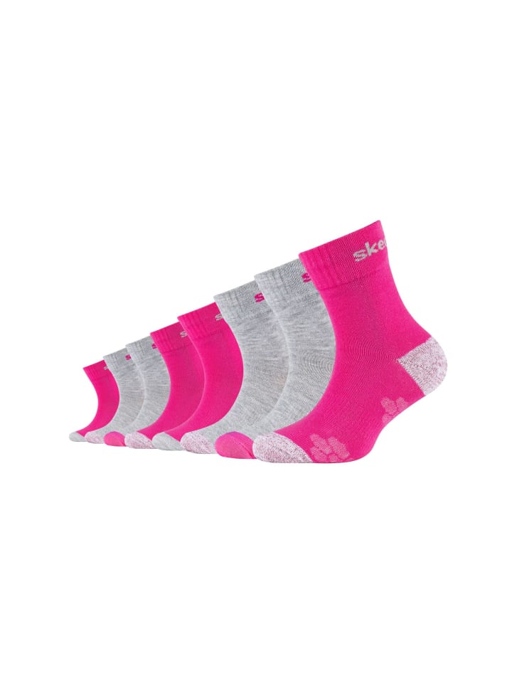 Skechers Socken 8er Pack mesh ventilation in shocking pink mix günstig kaufen 27-30