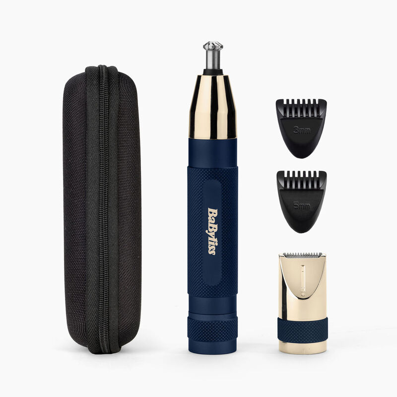 Super-X Metal Series Nose, Ear and Eyebrow Trimmer (GoldBlue)