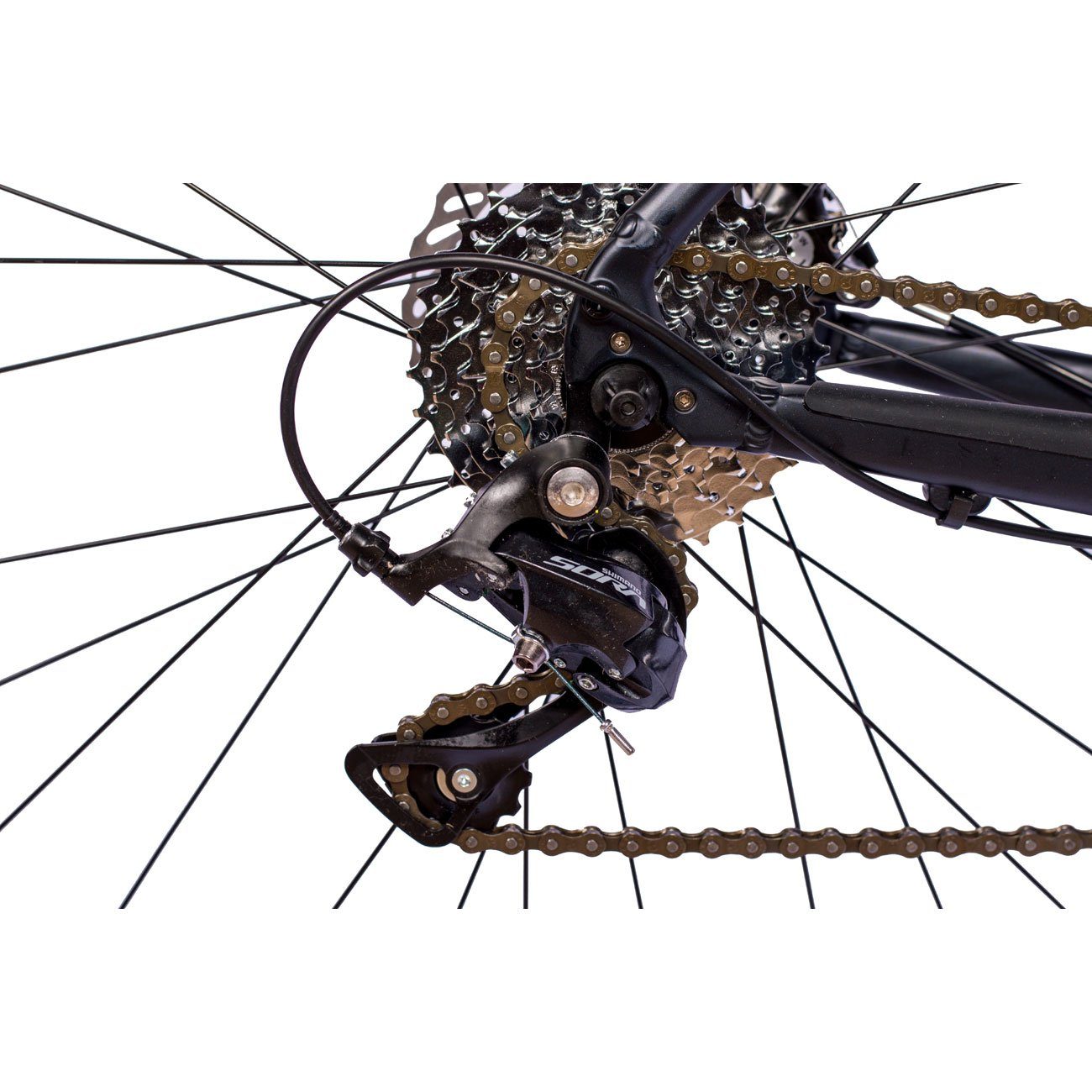 Airtracks Gravelbike Herren 28 Zoll Gravel Bike Strom 3.0 Shimano 2 x 8 Claris R2000, 16 Gang, 16 x Gang Gravel Fahrrad - Rahmenhöhen - 52 - 55 cm - Modell 2023