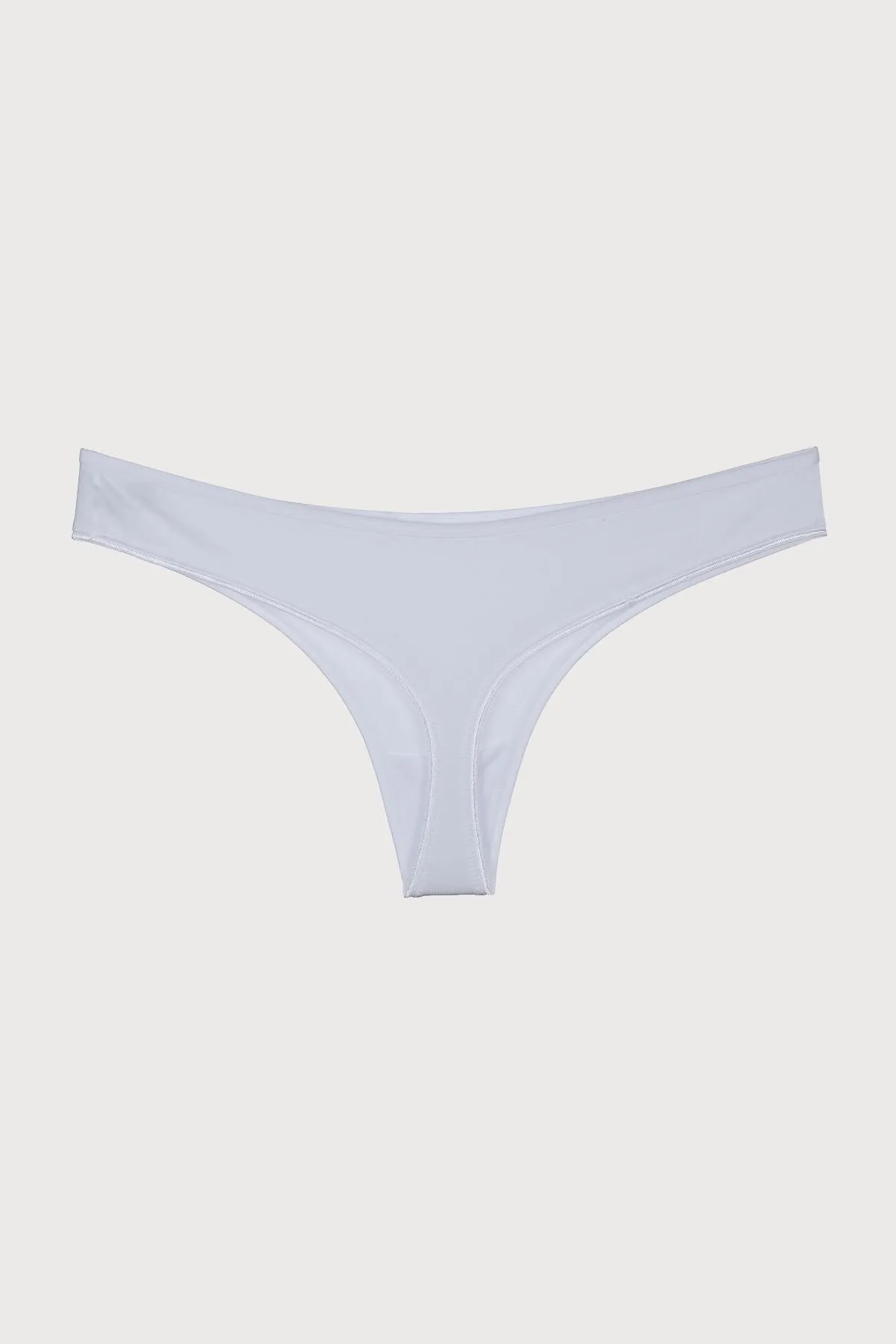 Nicoletta  Damen-Tangas, 5er-Pack, Weiß