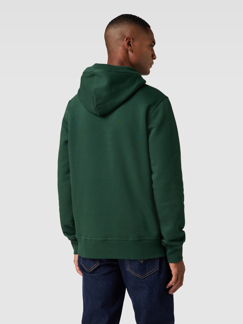 Hoodie mit Känguru-Tasche in dunkelgrün