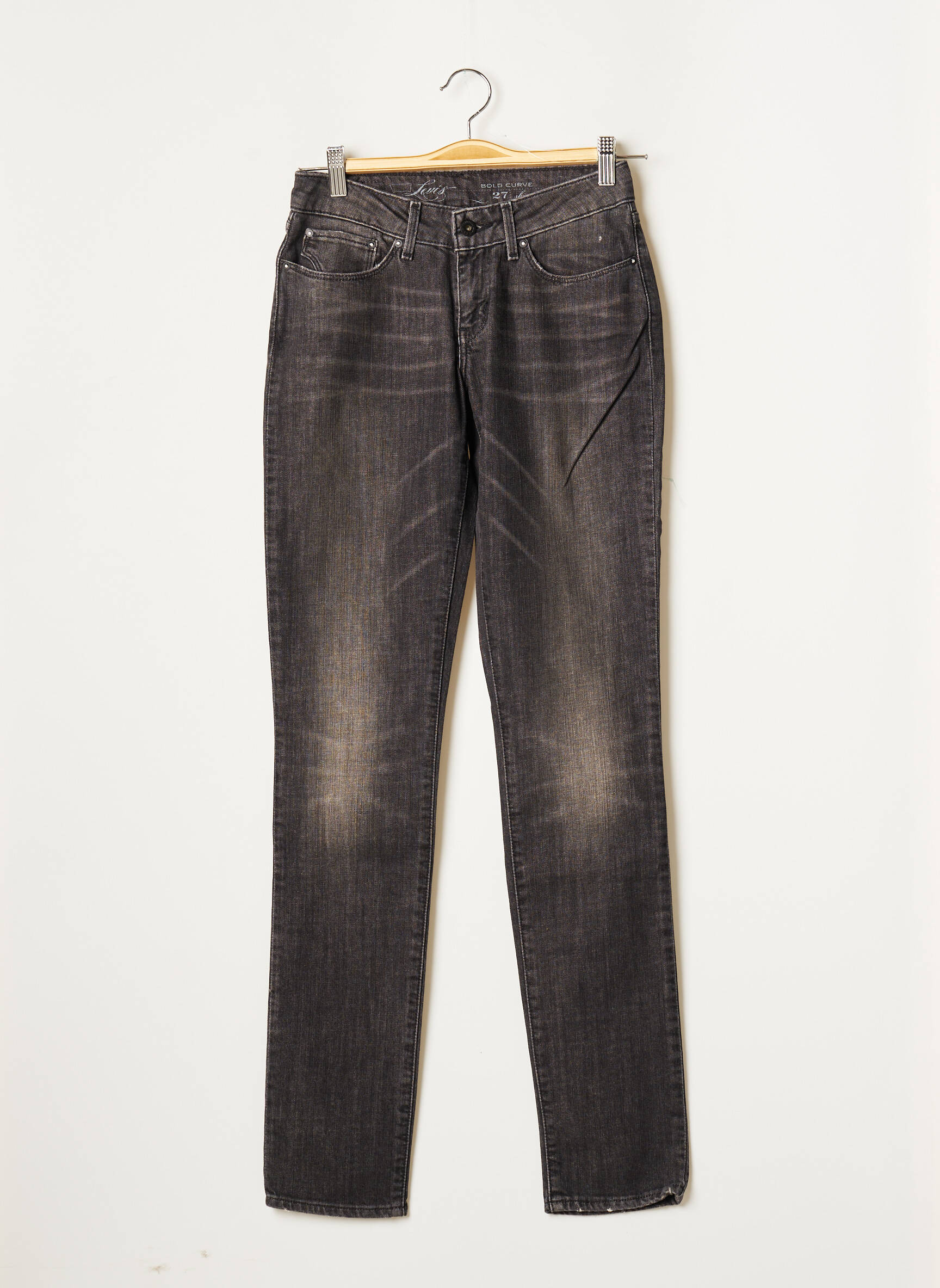 Levis Jeans Skinny Femme couleur gris