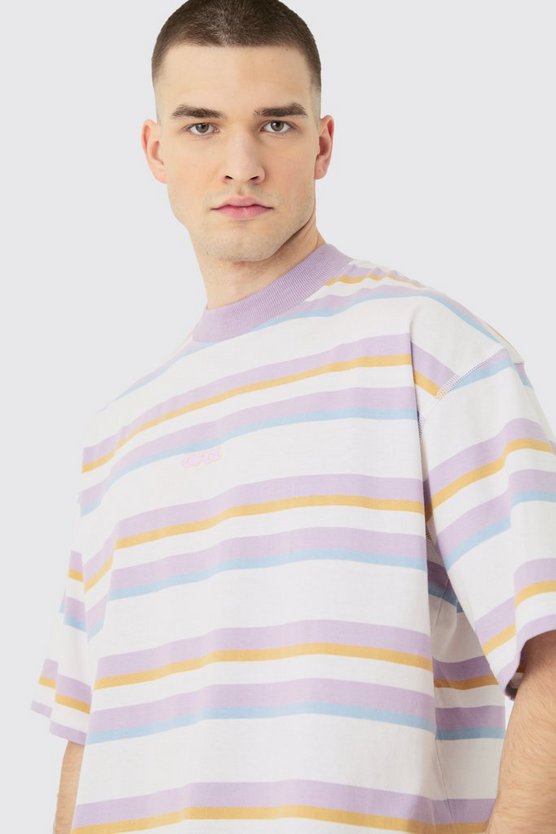 Tall gestreiftes Oversize Official T-Shirt