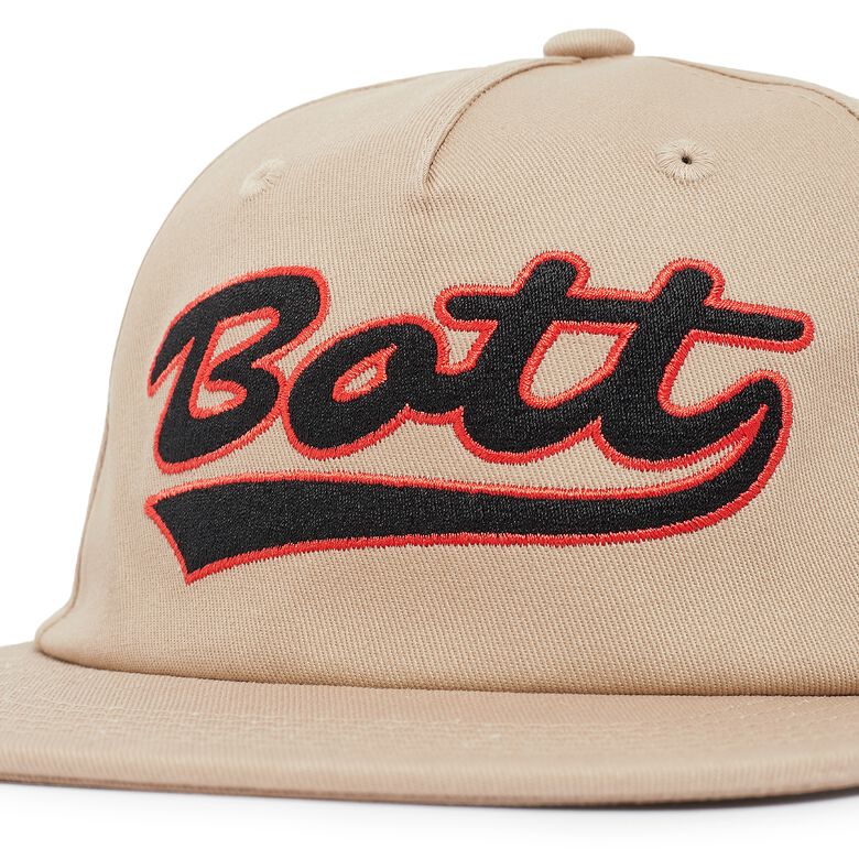 BoTT Script Logo 3 Panel Cap beige