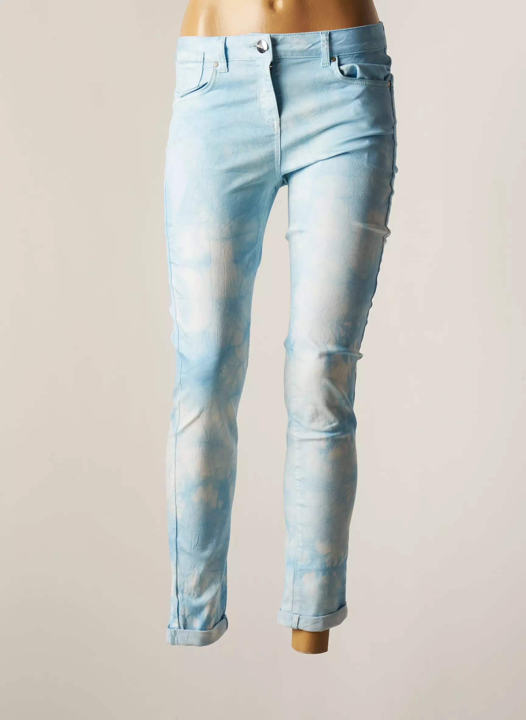 Breal Pantalons Slim Femme couleur bleu